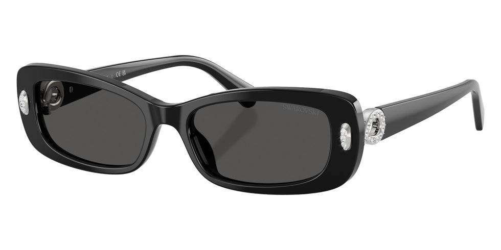 Swarovski SK6071U 100187 53 - Black / Dark Gray #id:sk6071u100187_s:100105