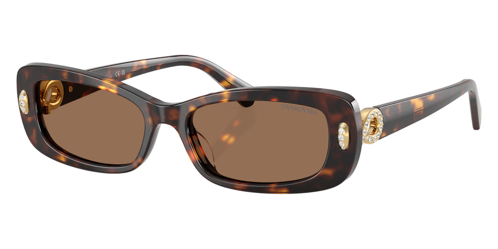 Swarovski SK6071U 100273 53 - Havana / Dark Brown #id:sk6071u100273_s:102105