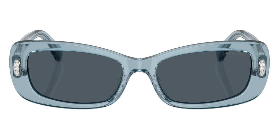 Swarovski SK6071U 110887 53 - Transparent Light Blue / Dark Gray #id:sk6071u110887_s:104100