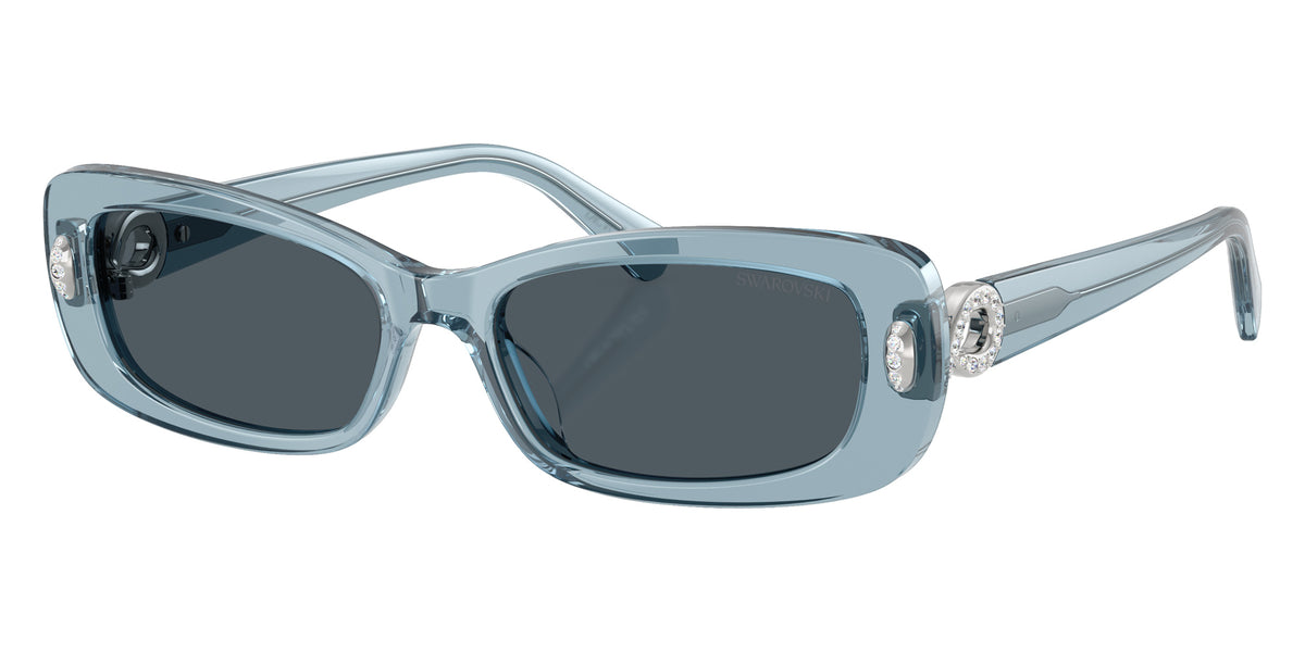 Swarovski SK6071U 110887 53 - Transparent Light Blue / Dark Gray #id:sk6071u110887_s:104105