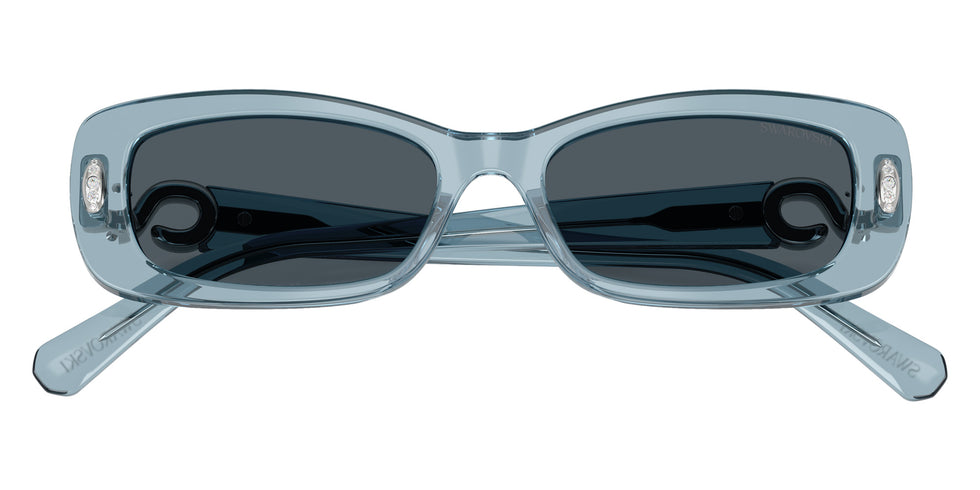 Swarovski SK6071U 110887 53 - Transparent Light Blue / Dark Gray #id:sk6071u110887_s:104120