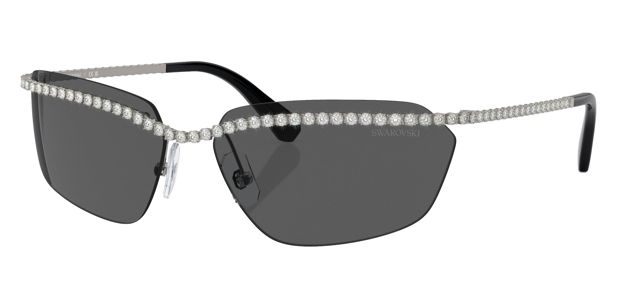 Swarovski SK7001 400987 64 - Gunmetal / Dark Gray #id:sk7001400987_s:106105