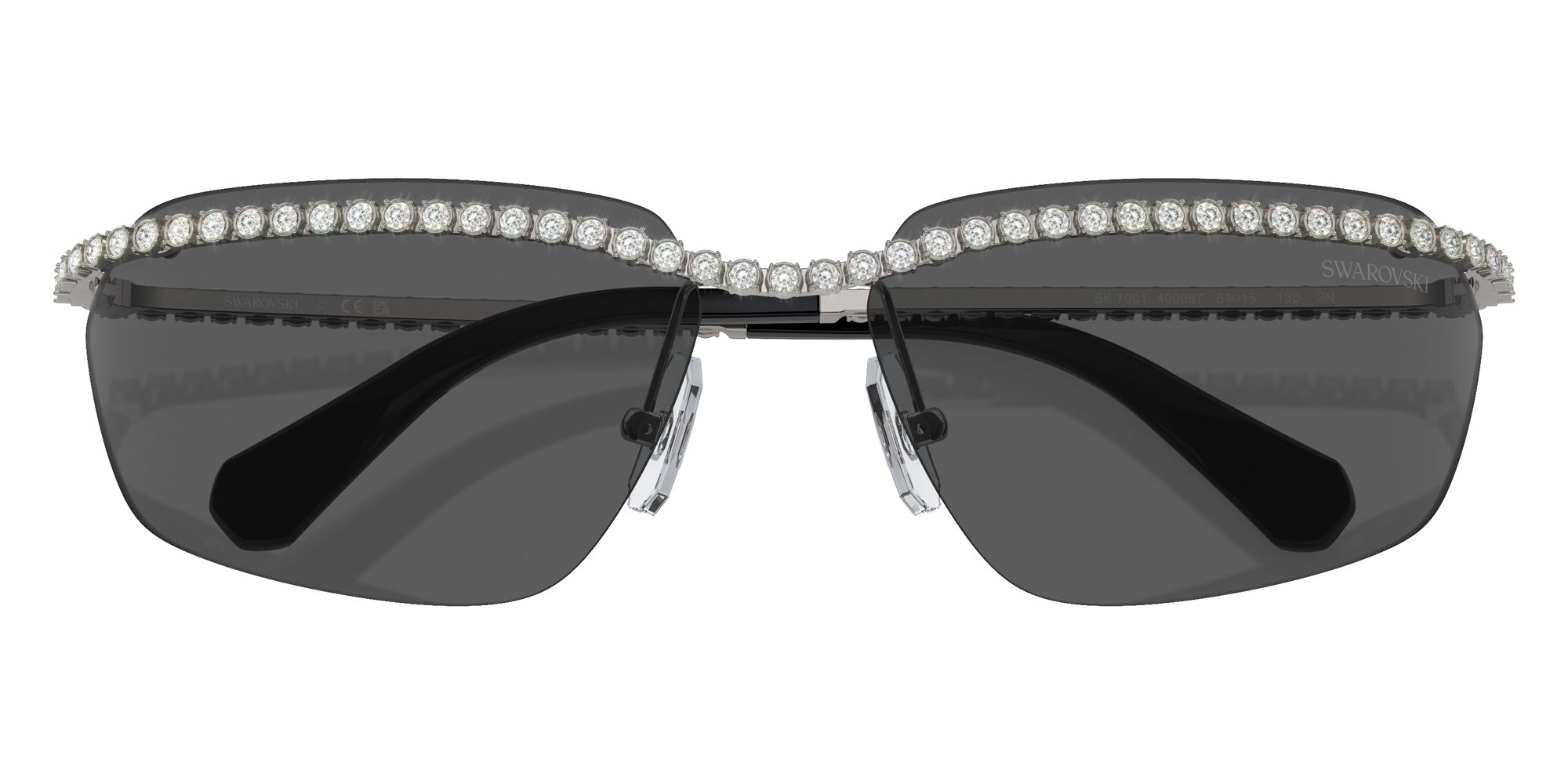 Swarovski SK7001 400987 64 - Gunmetal / Dark Gray #id:sk7001400987_s:106120