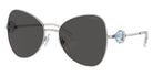 Swarovski SK7002 400187 57 - Silver / Dark Gray #id:sk7002400187_s:100105