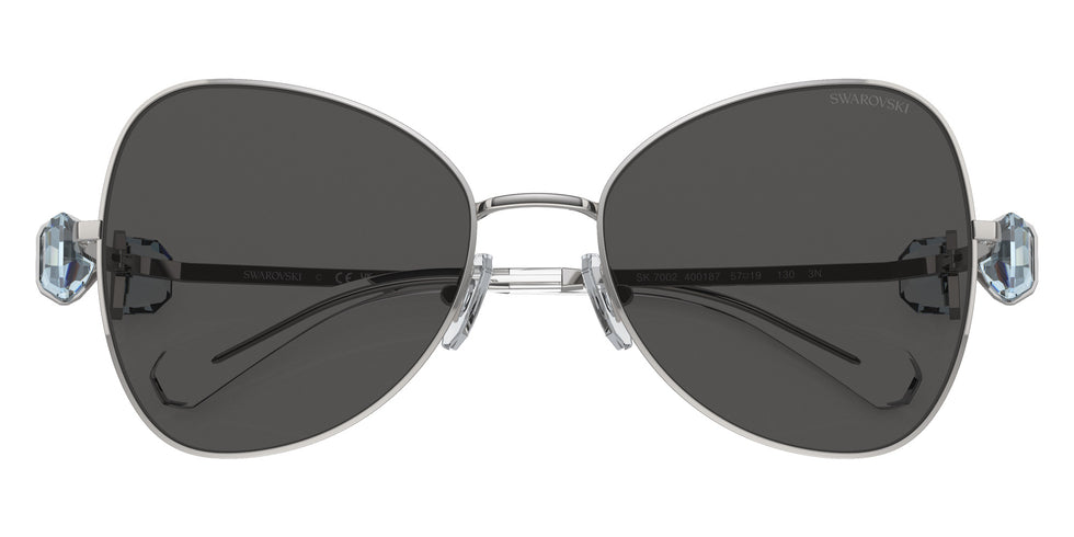Swarovski SK7002 400187 57 - Silver / Dark Gray #id:sk7002400187_s:100120