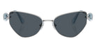 Swarovski SK7003 400187 57 - Silver / Dark Gray #id:sk7003400187_s:102100