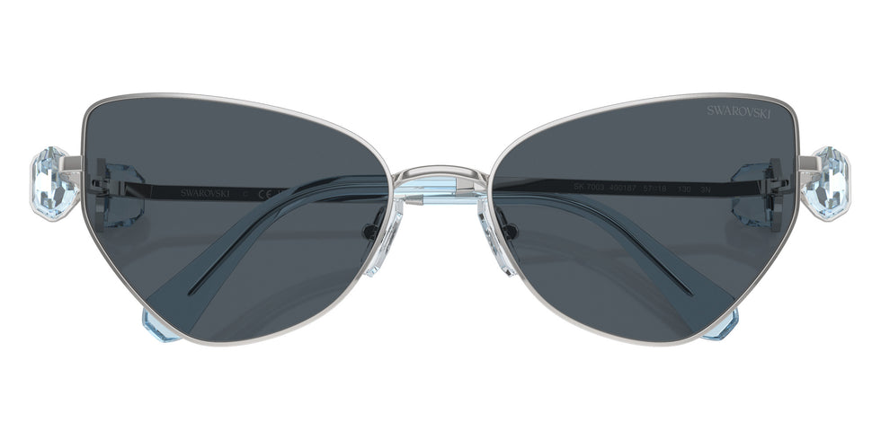 Swarovski SK7003 400187 57 - Silver / Dark Gray #id:sk7003400187_s:102120
