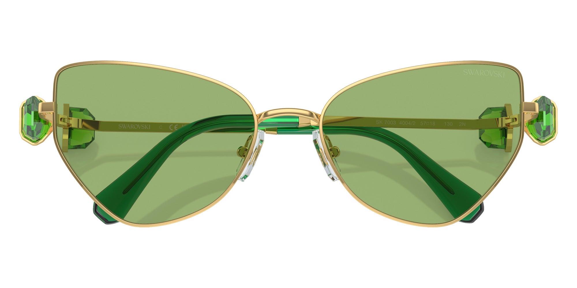 Swarovski SK7003 4004/2 57 - Gold / Dark Green #id:sk700340042_s:104120