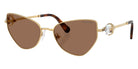 Swarovski SK7003 400473 57 - Gold / Dark Brown #id:sk7003400473_s:106105