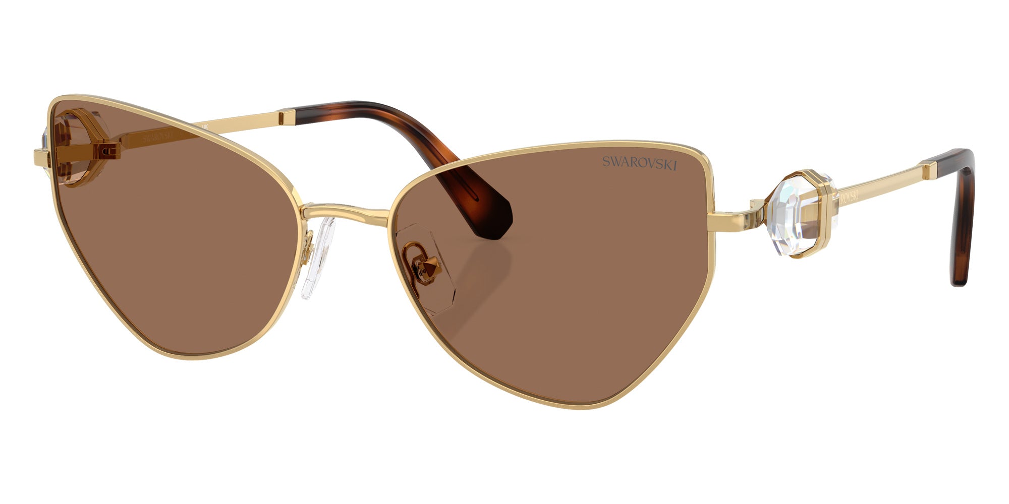 Swarovski SK7003 400473 57 - Gold / Dark Brown #id:sk7003400473_s:106105
