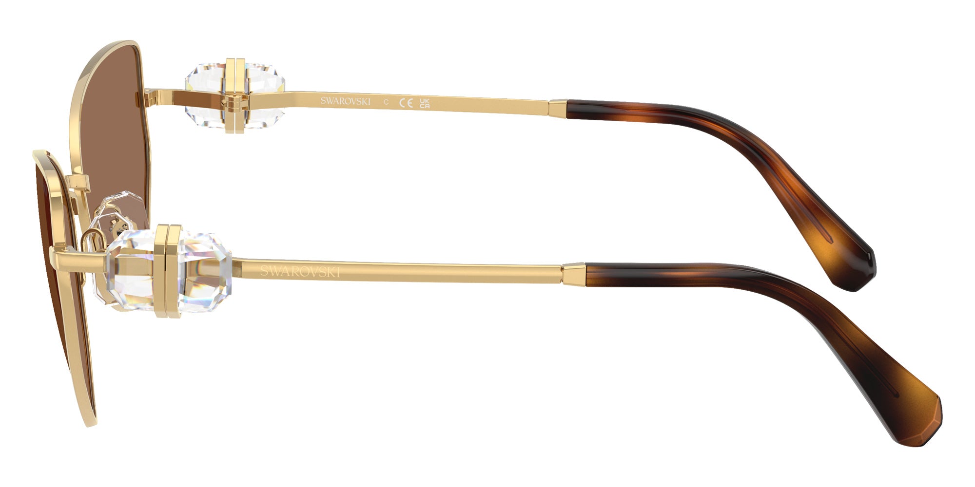 Swarovski SK7003 400473 57 - Gold / Dark Brown #id:sk7003400473_s:106110