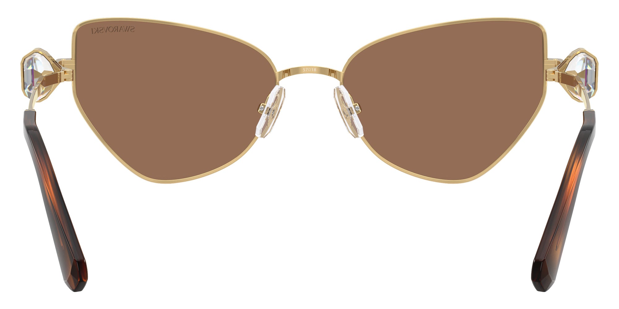Swarovski SK7003 400473 57 - Gold / Dark Brown #id:sk7003400473_s:106115