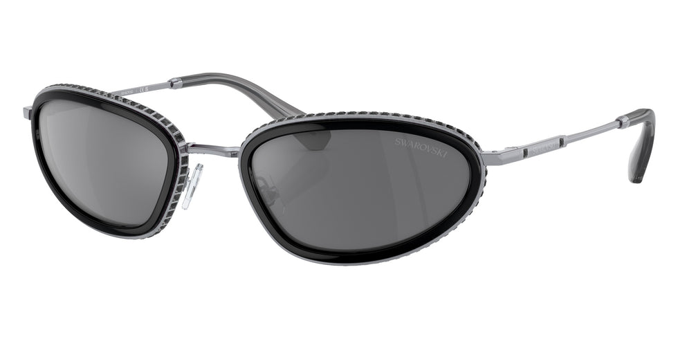 Swarovski SK7004 40116G 55 - Dark Silver/Black / Gray Mirrored Black #id:sk700440116g_s:104105