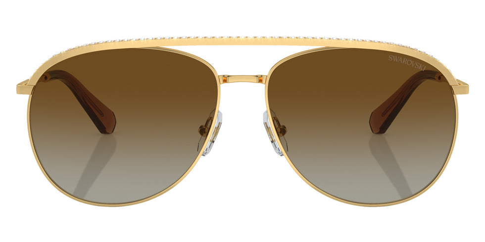 Swarovski SK7005 4004T5 58 - Gold / Polarized Gradient Brown #id:sk70054004t5_s:104100