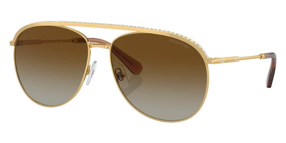 Swarovski SK7005 4004T5 58 - Gold / Polarized Gradient Brown #id:sk70054004t5_s:104105