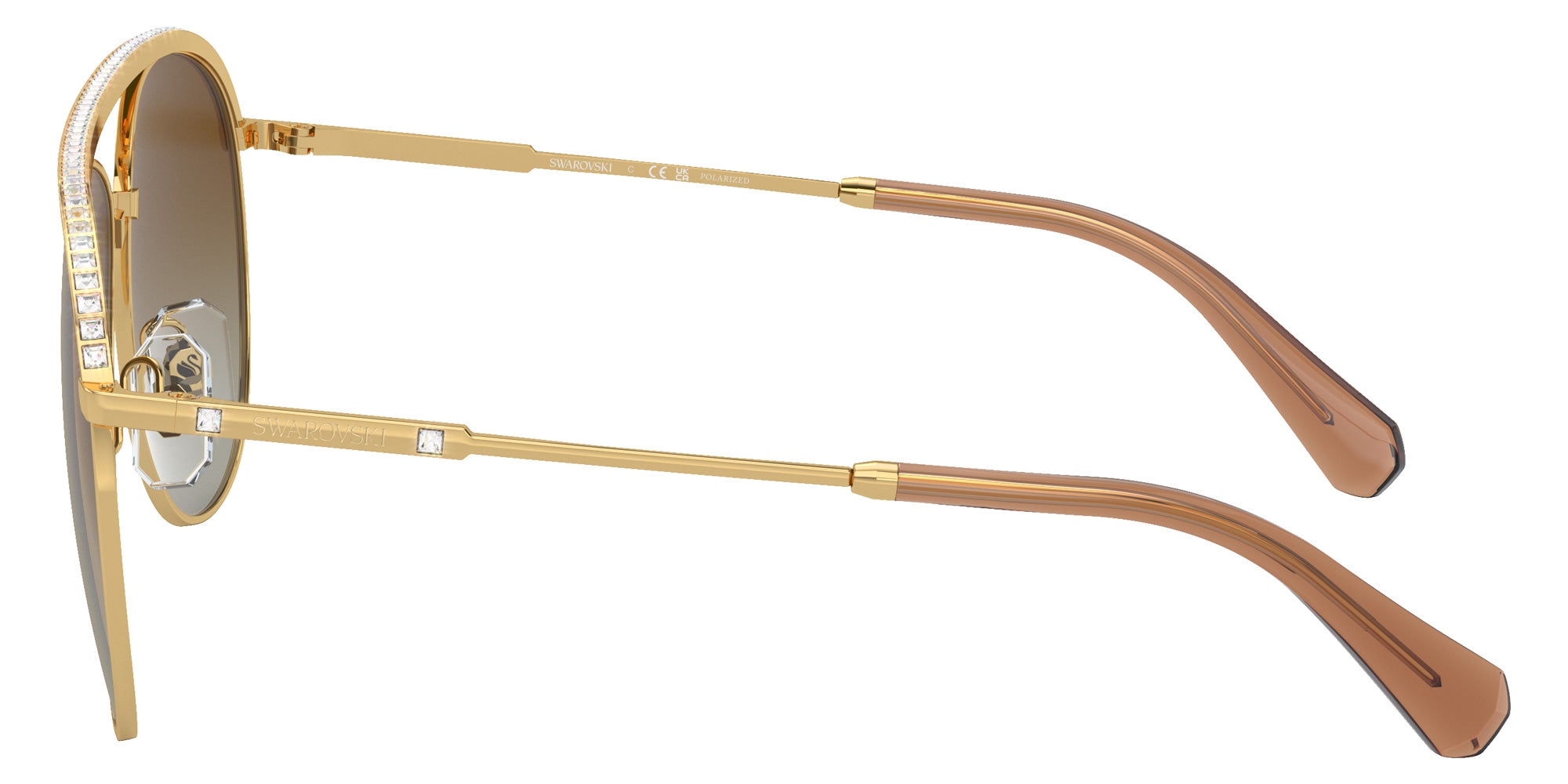 Swarovski SK7005 4004T5 58 - Gold / Polarized Gradient Brown #id:sk70054004t5_s:104110