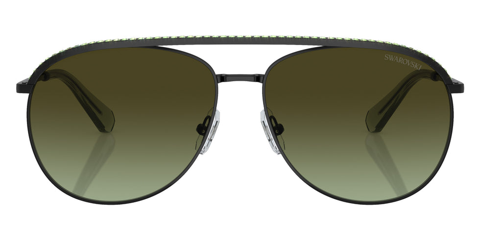Swarovski SK7005 4010E8 58 - Black / Green Gradient Brown #id:sk70054010e8_s:112100