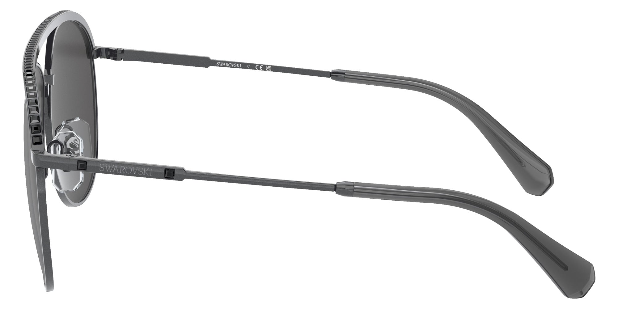 Swarovski SK7005 401187 58 - Dark Silver / Dark Gray #id:sk7005401187_s:116110