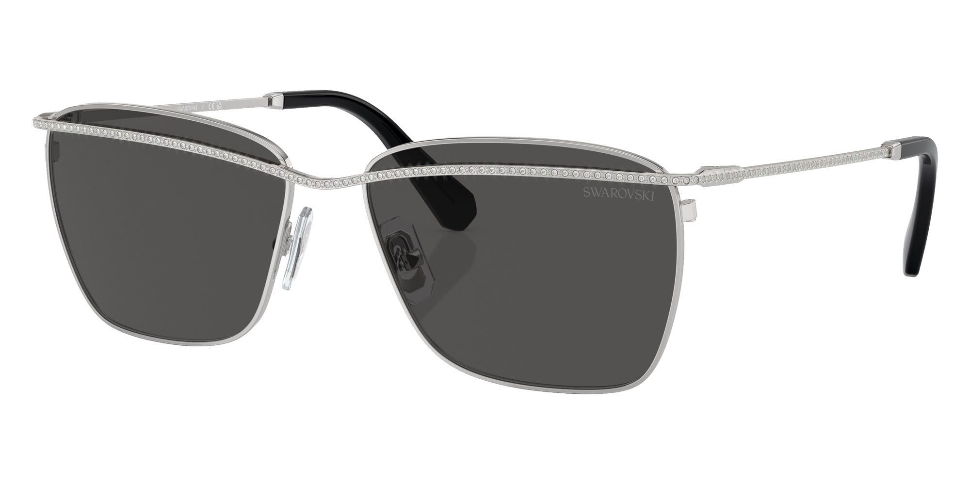 Swarovski SK7006 400187 58 - Silver / Dark Gray #id:sk7006400187_s:100105