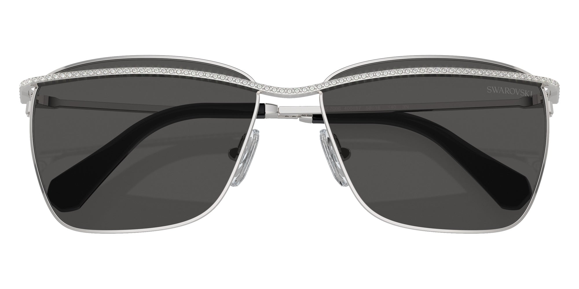 Swarovski SK7006 400187 58 - Silver / Dark Gray #id:sk7006400187_s:100120
