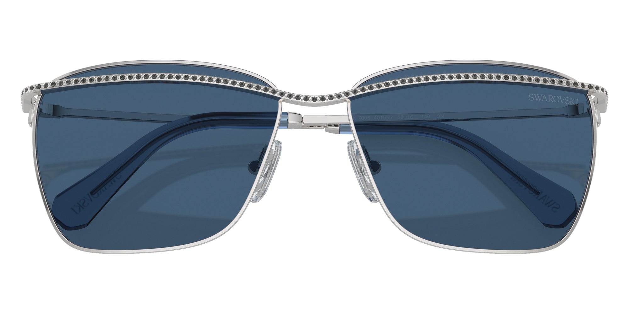 Swarovski SK7006 401555 58 - Dark Silver / Dark Blue #id:sk7006401555_s:106120