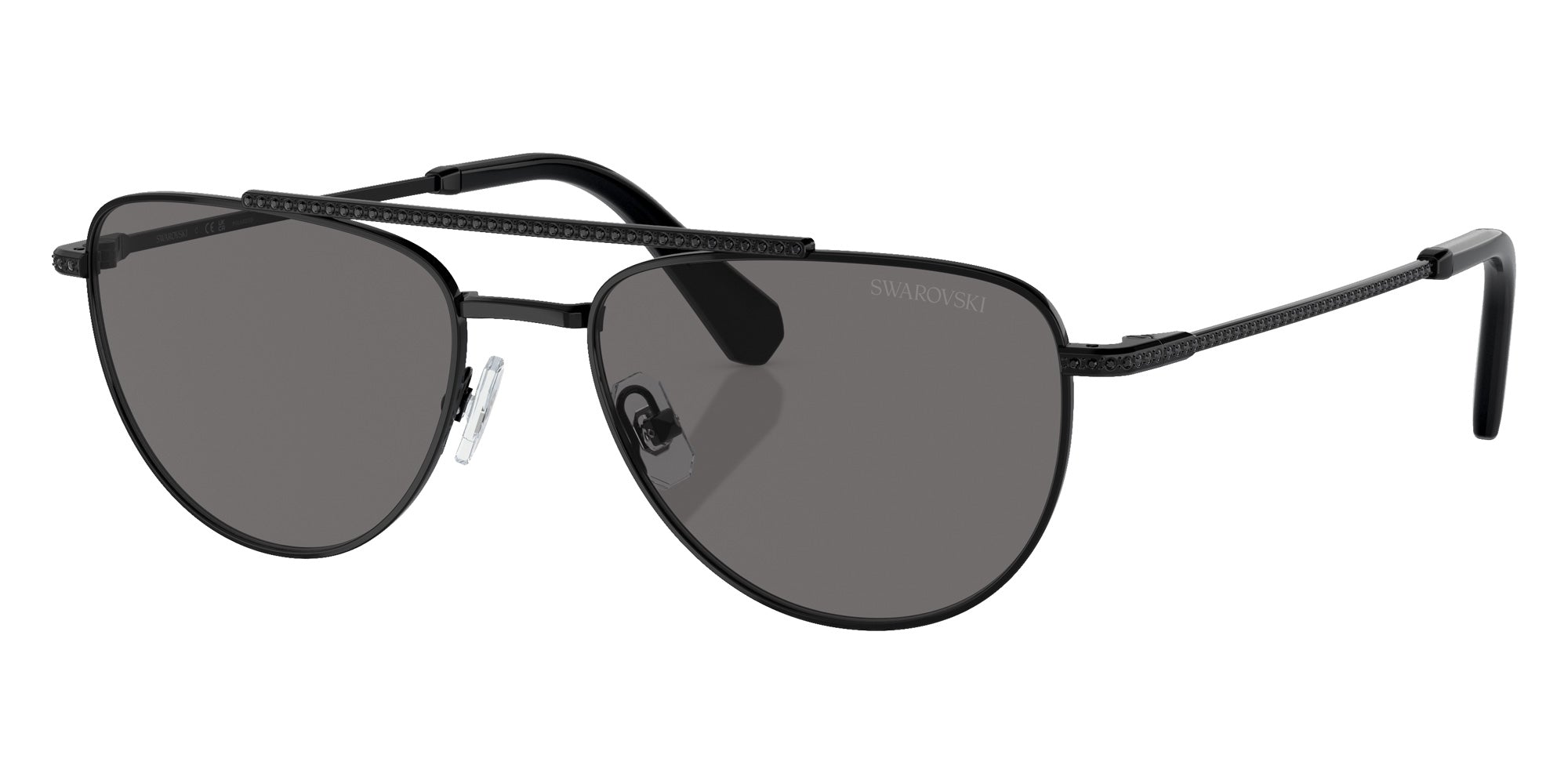Swarovski SK7007 401081 53 - Black / Dark Gray Polarized #id:sk7007401081_s:102105