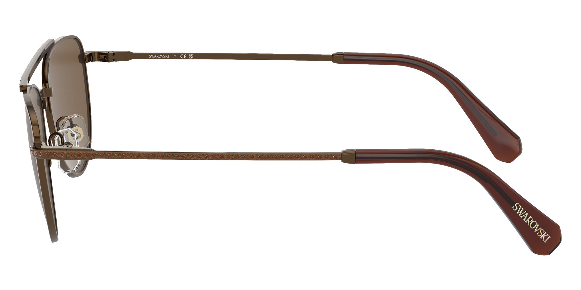 Swarovski SK7007 401673 53 - Bronze / Dark Brown #id:sk7007401673_s:104110