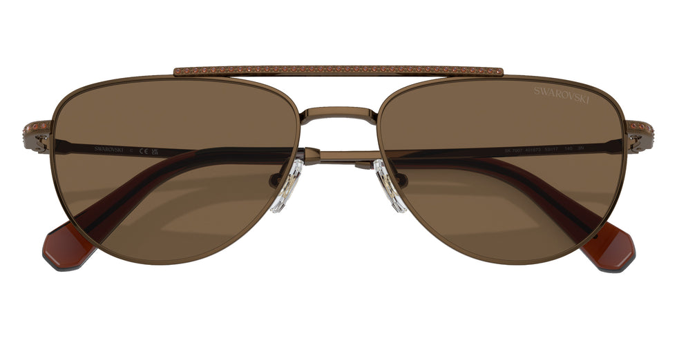 Swarovski SK7007 401673 53 - Bronze / Dark Brown #id:sk7007401673_s:104120
