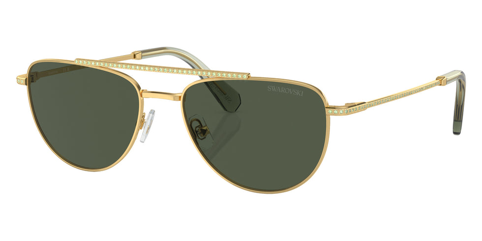Swarovski SK7007 401782 53 - Gold / Light Green #id:sk7007401782_s:106105