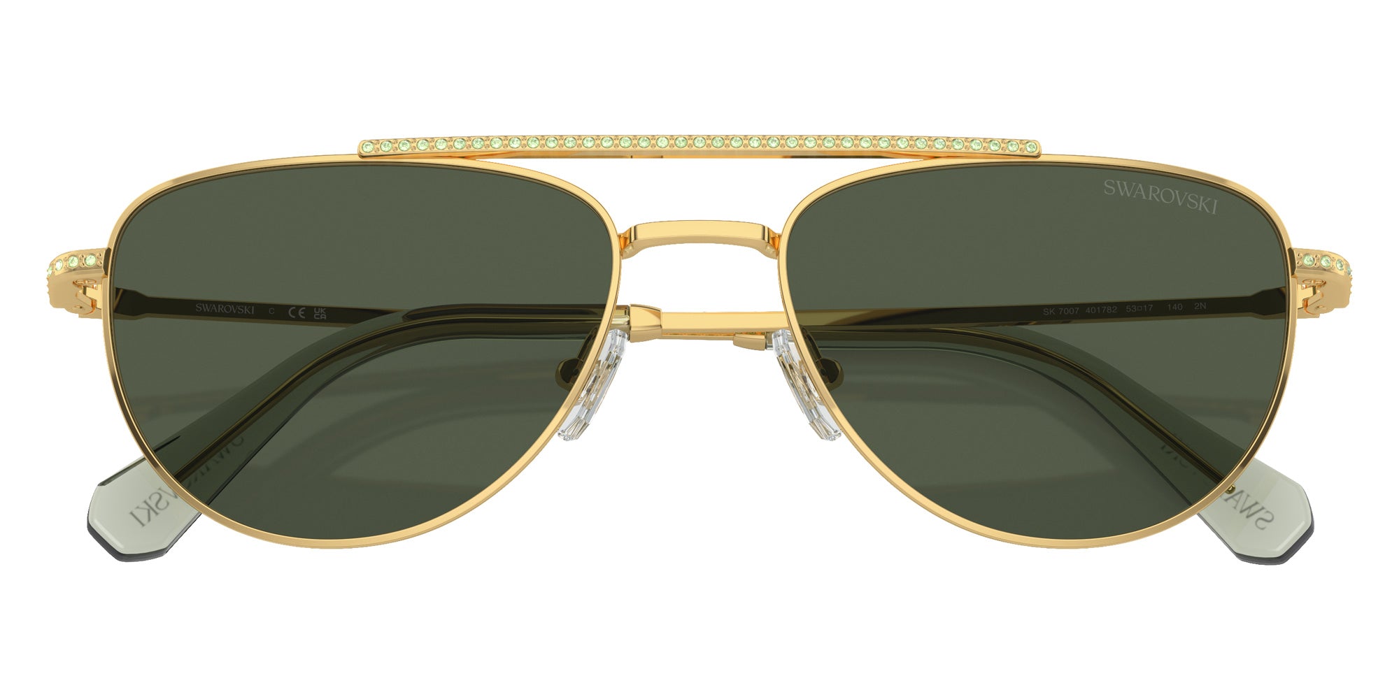 Swarovski SK7007 401782 53 - Gold / Light Green #id:sk7007401782_s:106120