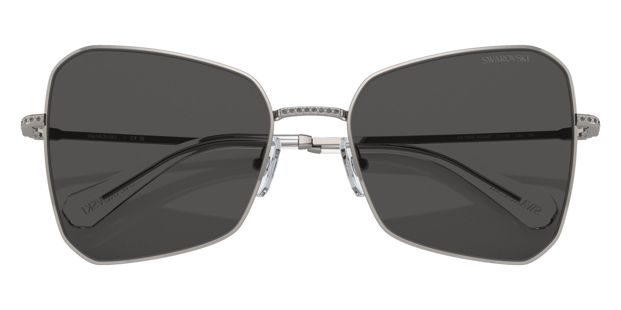 Swarovski SK7008 400987 57 - Gunmetal / Dark Gray #id:sk7008400987_s:104120