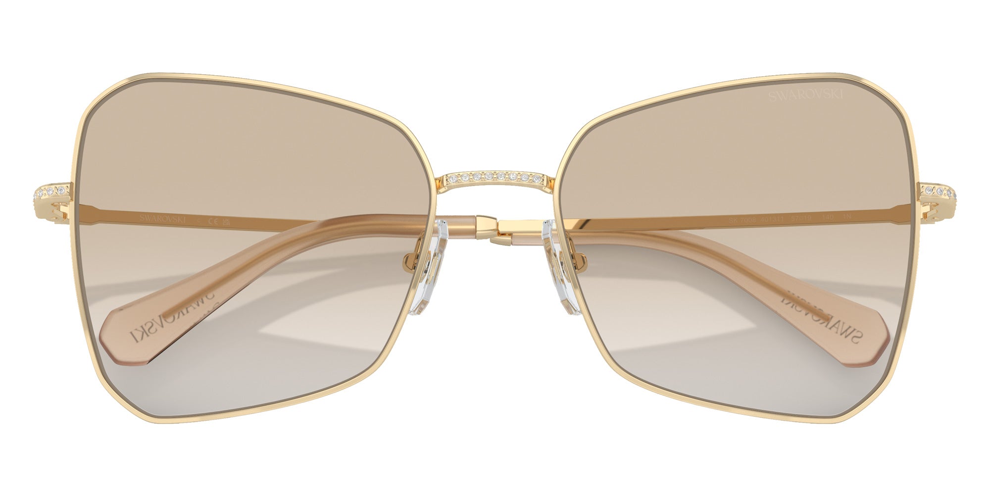Swarovski SK7008 401311 57 - Pale Gold / Neutral Gradient Light Gray #id:sk7008401311_s:106120