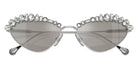 Swarovski SK7009 40016G 55 - Silver / Light Gray Mirrored Silver #id:sk700940016g_s:100120