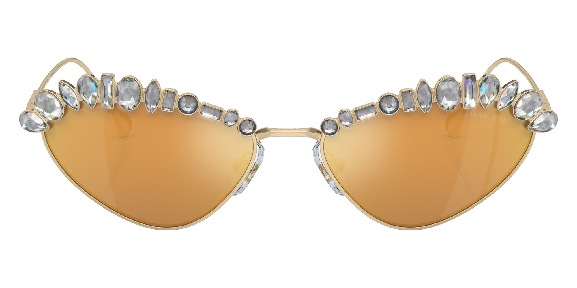 Swarovski SK7009 40137P 55 - Pale Gold / Brown Mirrored Gold #id:sk700940137p_s:104100