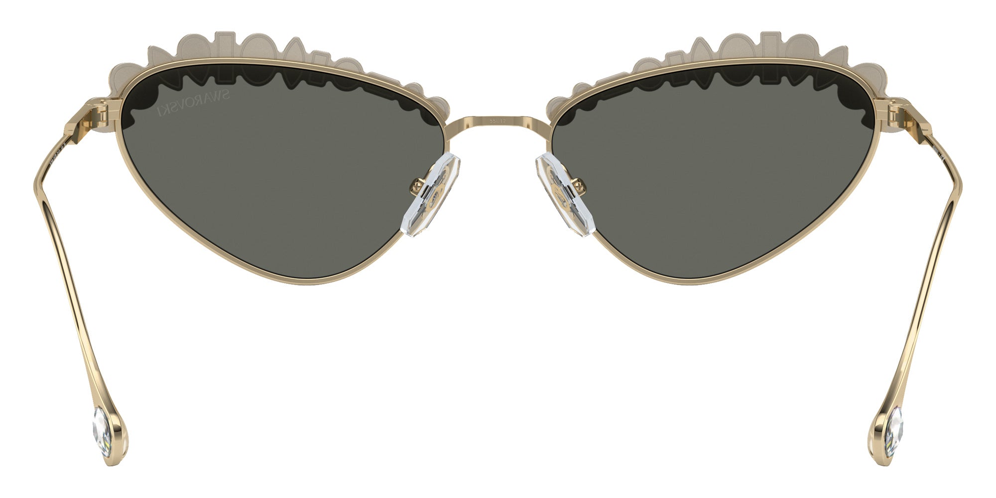 Swarovski SK7009 40137P 55 - Pale Gold / Brown Mirrored Gold #id:sk700940137p_s:104115