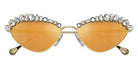 Swarovski SK7009 40137P 55 - Pale Gold / Brown Mirrored Gold #id:sk700940137p_s:104120