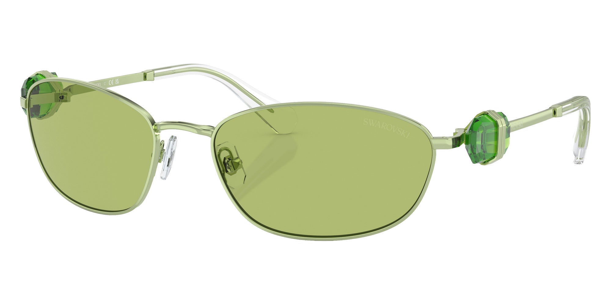 Swarovski SK7010 400630 59 - Green / Light Green Mirrored Silver Internal #id:sk7010400630_s:102105