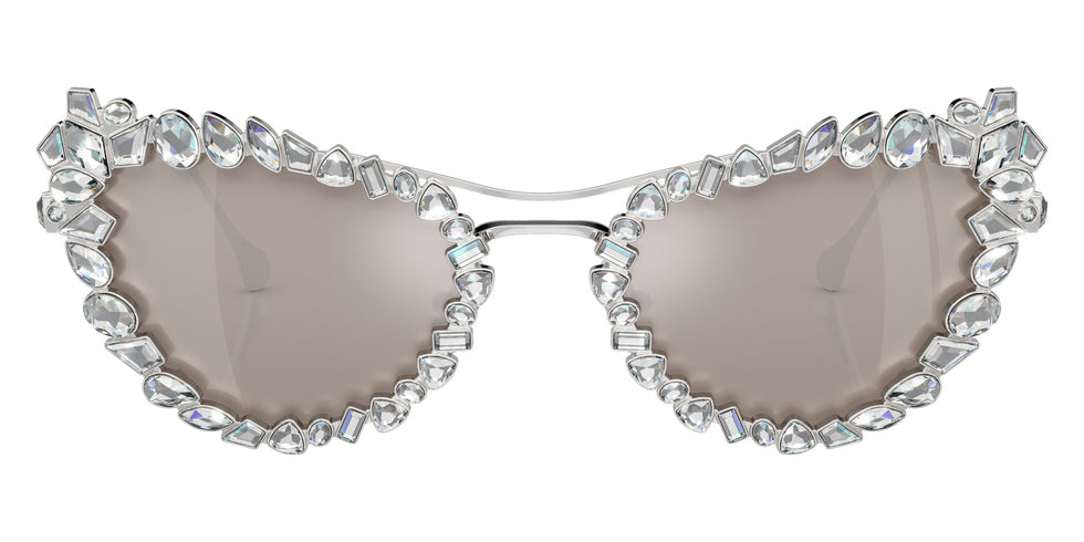 Swarovski SK7011 4001AP 56 - Silver / Clear Mirrored Real Platinum #id:sk70114001ap_s:102100