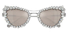 Swarovski SK7011 4001AP 56 - Silver / Clear Mirrored Real Platinum #id:sk70114001ap_s:102120
