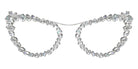 Swarovski SK7011 4001AP 56 - Silver / Clear Mirrored Real Platinum #id:sk70114001ap_s:102130