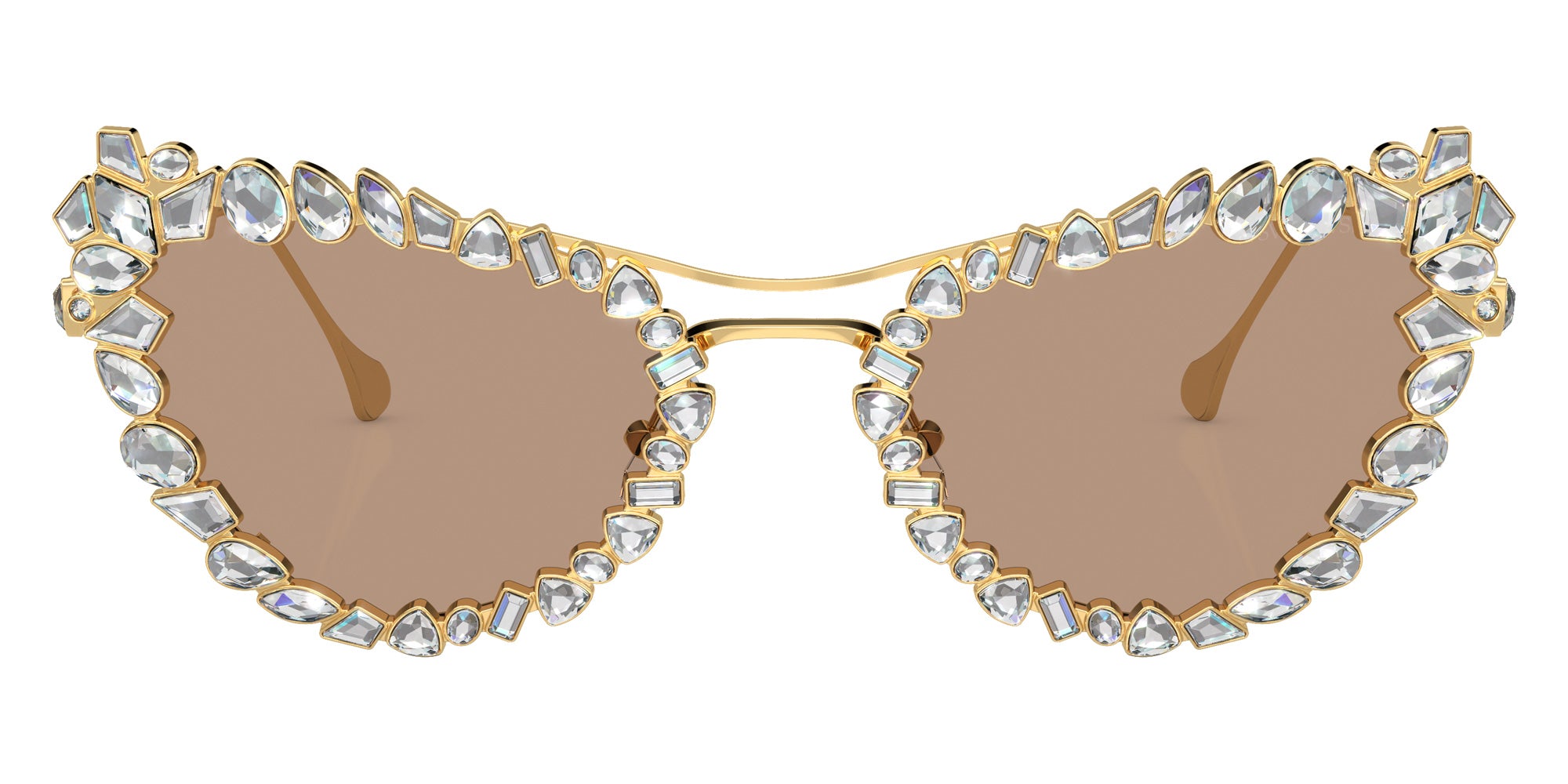 Swarovski SK7011 402263 56 - Gold / Light Brown #id:sk7011402263_s:106100