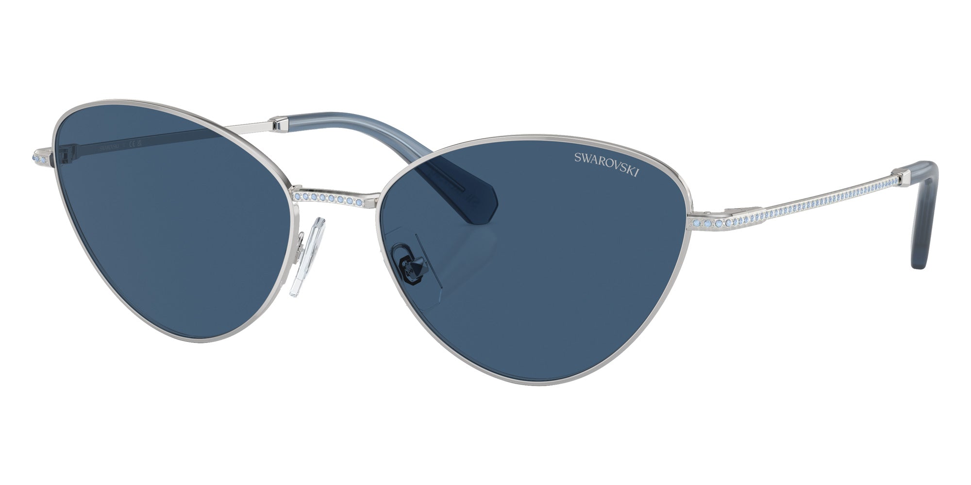 Swarovski SK7014 400155 58 - Silver / Dark Blue #id:sk7014400155_s:100105
