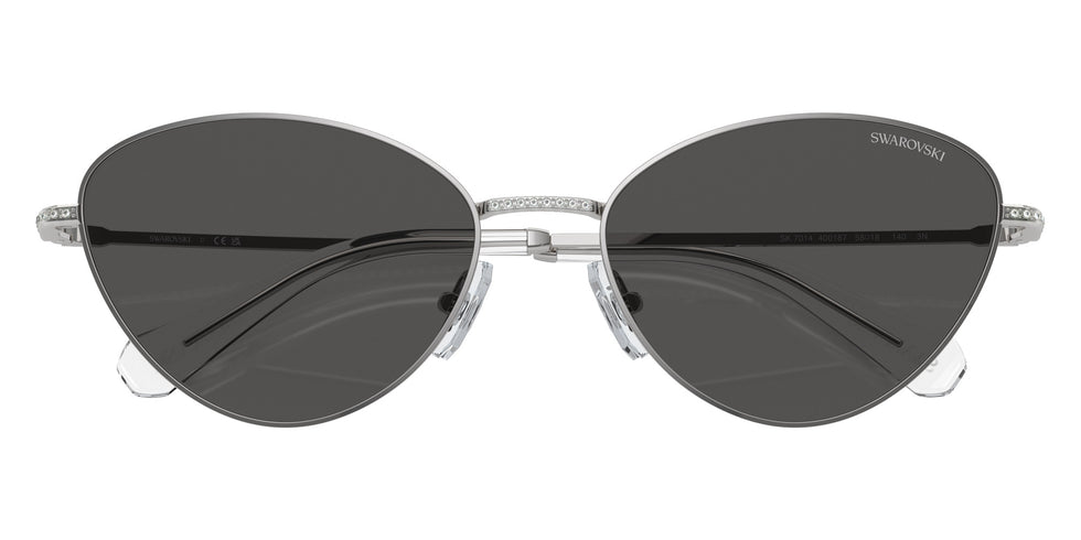 Swarovski SK7014 400187 58 - Silver / Dark Gray #id:sk7014400187_s:102120
