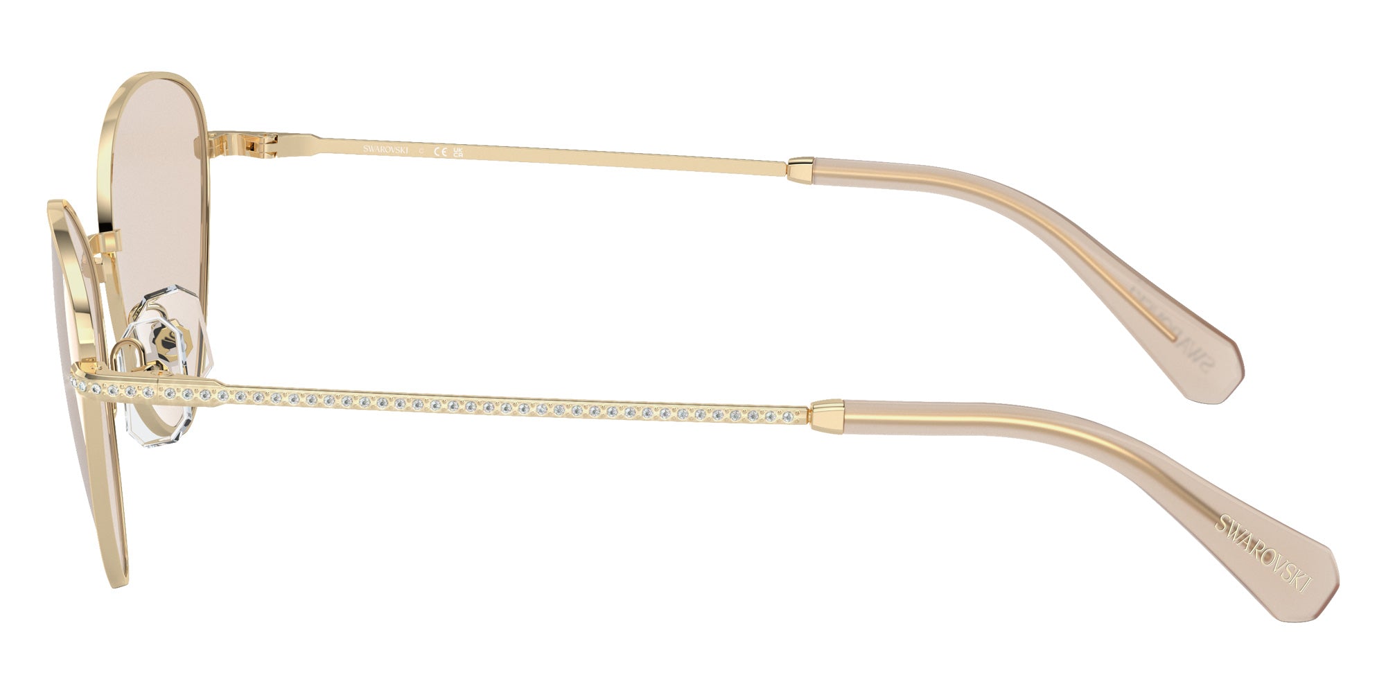 Swarovski SK7014 4013M4 58 - Pale Gold / Brown Photo #id:sk70144013m4_s:104110