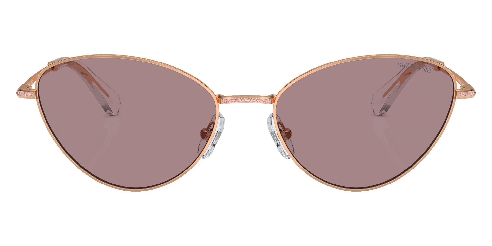 Swarovski SK7014 40147N 58 - Rose Gold / Light Purple Brown #id:sk701440147n_s:106100