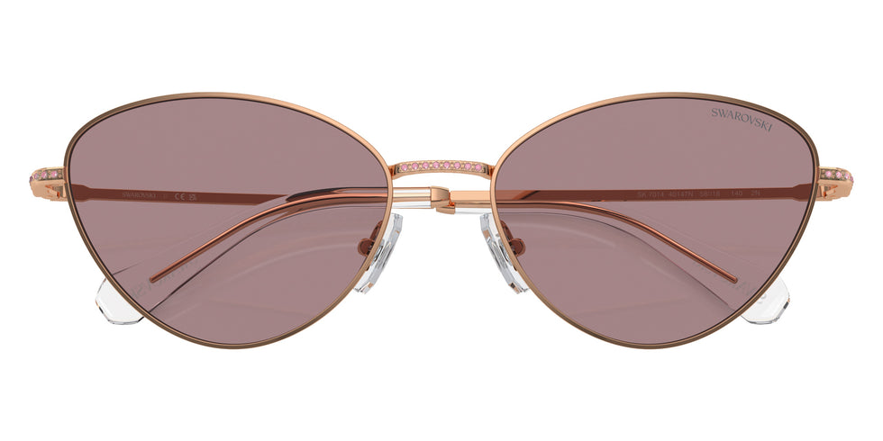 Swarovski SK7014 40147N 58 - Rose Gold / Light Purple Brown #id:sk701440147n_s:106120