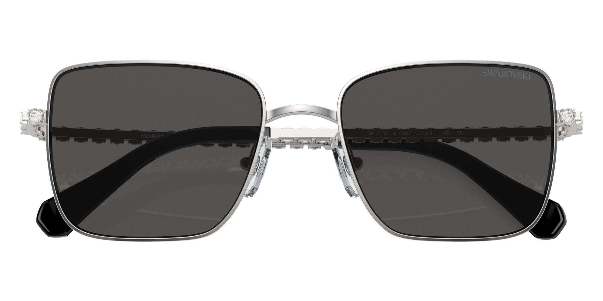 Swarovski SK7015 400187 53 - Silver / Dark Gray #id:sk7015400187_s:100120