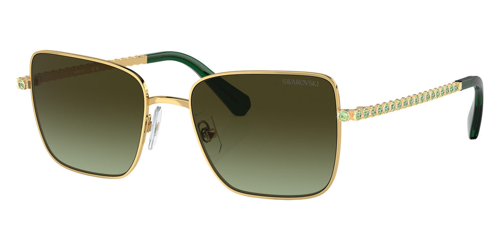 Swarovski SK7015 4004E8 53 - Gold / Green Gradient Brown #id:sk70154004e8_s:104105