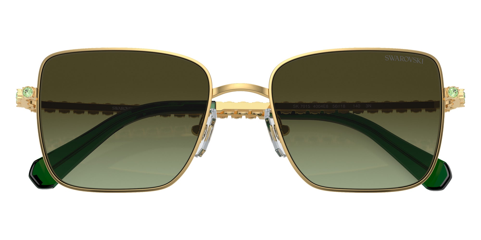 Swarovski SK7015 4004E8 53 - Gold / Green Gradient Brown #id:sk70154004e8_s:104120