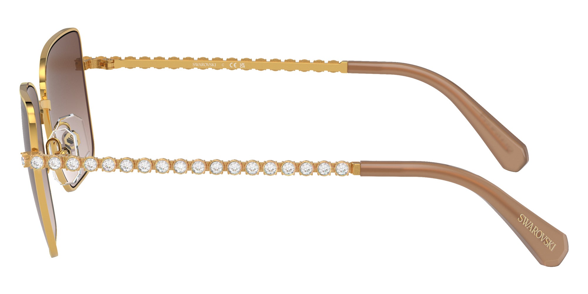 Swarovski SK7015 400713 53 - Yellow Gold / Gradient Brown #id:sk7015400713_s:108110